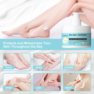 Vitamina 40% natural <span class=keywords><strong>Urea</strong></span> menta colágeno árbol de té olor de pie removedor de piel muerta nutritiva cuidado de la piel de manos y pies <span class=keywords><strong>Crema</strong></span> para pies - Product Image 5