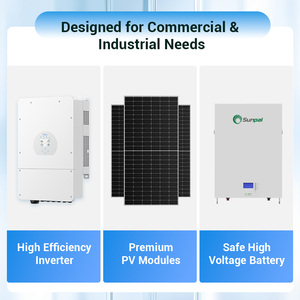 Sunpal - Sistema Solar Completo para el Hogar de 230V 240V, <span class=keywords><strong>5000W</strong></span> 10000W 10KW 12KW 20KW, Precio desde China - Product Image 3
