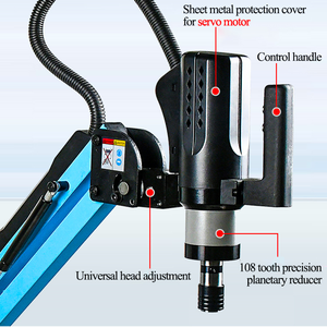 CE Certificated Flexible Arm Electric Motor Threading Tapping Arm CNC Tapping Machine Automatic M16 - Product Image 2