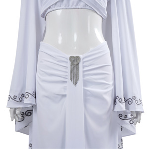 <span class=keywords><strong>Halloween</strong></span> carnaval fête déguisement jeu de rôle film espace bataille Padme Amidala femmes <span class=keywords><strong>robe</strong></span> blanche DISN-006 - Product Image 6
