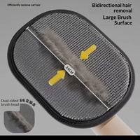 Gant anti-poils pour animaux de compagnie Petop pour vêtements et meubles, brosse bidirectionnelle réutilisable pour enlever les poils de chien et de chat