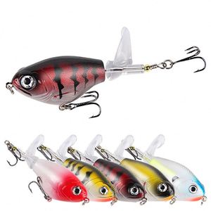 Señuelo de Pesca Whopper Plopper de Alta Calidad, 103 mm, 11.5 g, 5 Colores Disponibles, Cola Giratoria Flotante para Pesca en Agua Salada, Salmón, Marlín - Product Image 1