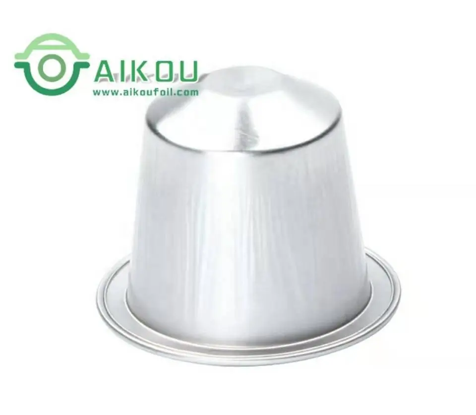 Aluminium folie OEM kompatible Einweg-Kaffee kapsel zur Herstellung von Nespresso-Tee kapseln Kaffee folien kapseln