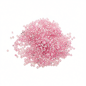 Perline Ilan Abalorios rosa da 4 mm, 50 g, per la creazione di gioielli - Product Image 4