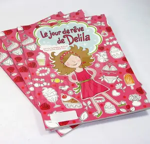 Bahasa Inggris Adult Buku Komik Jasa Percetakan Kustom Matt Laminasi Anak-anak Buku Layanan