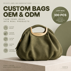 Sac à main en cuir PU pour femme, design personnalisé, souple et structuré, avec poignée supérieure, sac fourre-tout minimaliste à bandoulière, sac à main décontracté pour le quotidien, OEM ODM - Product Image 1