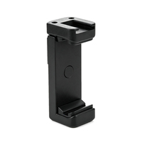 Support de téléphone universel en plastique à griffe froide pour trépied, accessoires de photographie et de diffusion en direct, vente en gros