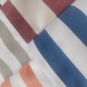 Tela de olefina con diseño de rayas clásicas de alto rendimiento, tela tejida Oxford impermeable, patrón teñido liso para muebles de exterior - Product Image 1
