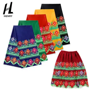 China Factory Wholesale Island Designs Customized Digital Print 100% Polyester Fabric For Hawaiian Clothing Casual Dress