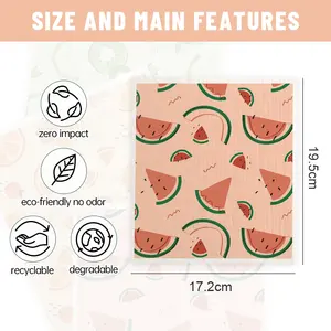 Gloway 2023 Eco Friendly Products Reusable Kitchen Cleaning Sponge Cloth Towels Custom Printed Swedish Dish Cloth Cellulose