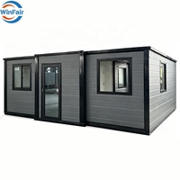 Maison conteneur préfabriquée extensible et portable à faible coût WinFair pour studio / espace créatif