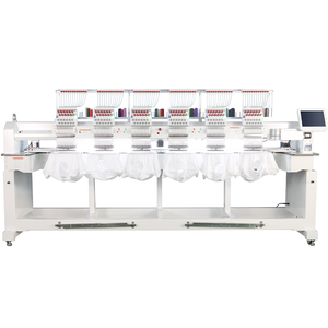 Máquina de Bordar Computarizada Automática de 12/15 Agujas y 6 Cabezales para Gorras, Camisetas y Logotipos - Product Image 2
