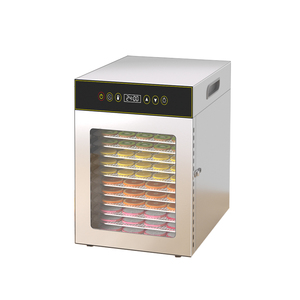 Deshidratador Comercial de Hierbas Aromáticas de Acero Inoxidable con 12 Bandejas, Temporizador Digital Ajustable y Control de Temperatura - Product Image 6