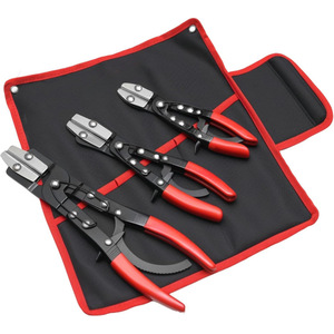 Auto Repair Pliers 3 Piece Set Carbon Steel Anti Slip With Tool Bag For Car Hose Clamping Maintenance - Product Image 1