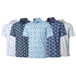 2025 Design logo Surdimensionné Impression Sublimation Polyester Spandex T-shirt de golf personnalisé Pull à carreaux à séchage rapide Polo imprimé - Product Image 1
