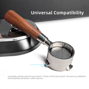Portafiltro sin fondo de 51 mm con 3 orejetas, compatible con la serie Delonghi ECP ECO / EM - Product Image 3