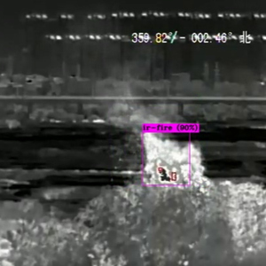 3km Alarme d'identification de fumée incendie 640X512 75mm léger Oilfield Security 360 Degree PTZ Thermal Camera - Product Image 6