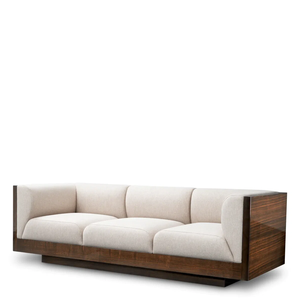 Italian Style Luxury Solid <strong>Wood</strong> <strong>Frame</strong> Fabric <strong>Sofa</strong>, High-End 3-Seater <strong>Sofa</strong> for Villa &amp; Living Room, Direct Factory Customizable - Product Image 1