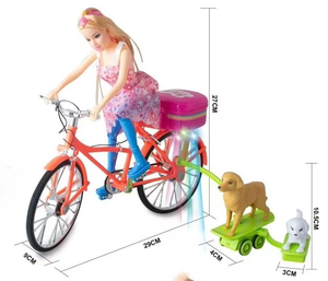 Jouets à piles, vélo de simulation <span class=keywords><strong>classique</strong></span>, modèle de vélo avec musique et lumière, jouets électriques - Product Image 2