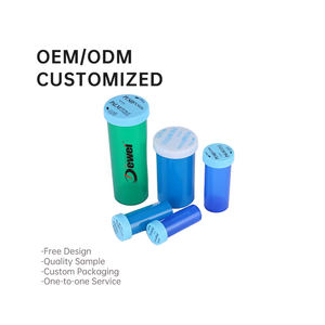 แพคเกจขวดทนเด็กผู้ผลิตที่กำหนดเองขวดยาที่มีการผลักดันลงเปิดขวด - Product Image 1