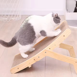 Prezzo all'ingrosso della fabbrica gatto 3 in 1 tiragraffi in legno gatto graffio al letto Lounge staccabile accetta OEM/ODM - Product Image 1
