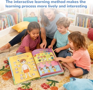 Livre sonore bilingue français-anglais pour l'apprentissage précoce, livre sonore interactif - Product Image 4