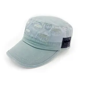 Nattier профессиональный OEM ODM синий отлично мыть хлопок военная Униформа шапки высокое качество армии кепки для мужчин
