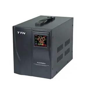 TTN 15KVA Adjustable Automatic Voltage Stabilizer Regulators With Digital Relay Delay For Home