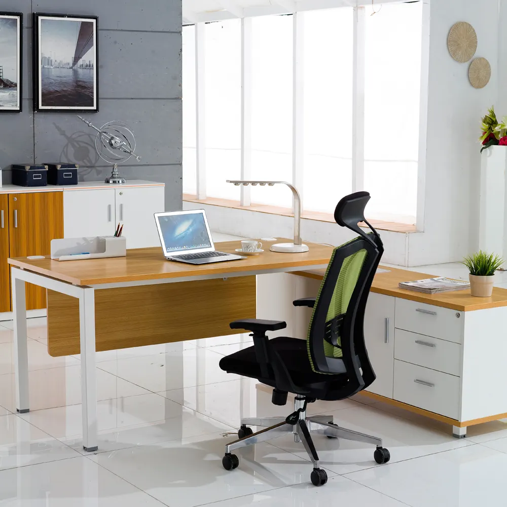 Venta directa de fábrica ejecutivo moderno mobiliario de oficina conjunto gerente habitación mesas sistema