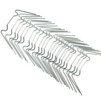 Clip de fixation à ressort en fil métallique galvanisé de 7 lb, style W-Coil, pour serres et usage industriel