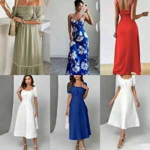 Vestido Mini Bodycon Sexy de Punto para Mujer, Color Sólido, Ajustado, para Fiesta y Club, Estilo Halter sin Mangas con Aberturas, Estilo Verano - Venta Directa de Fábrica - Product Image 6