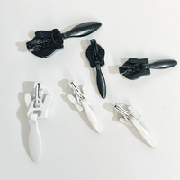 3 #   4 #   5 #   Fermetures éclair invisibles en nylon, fermetures éclair dissimulées noires et blanches pour robe, accessoires de couture sans couture pour vêtements