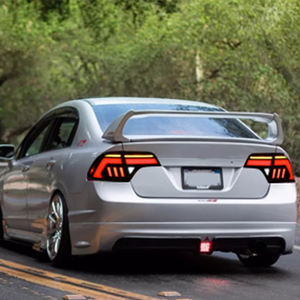 أحدث مصباح خلفي من DK <span class=keywords><strong>Motion</strong></span> لسيارة هوندا سيفيك FD1 FD2 FD3 2006-2011 الجيل الثامن طراز R، مصباح خلفي شفاف للتعديل والتحسين - Product Image 6