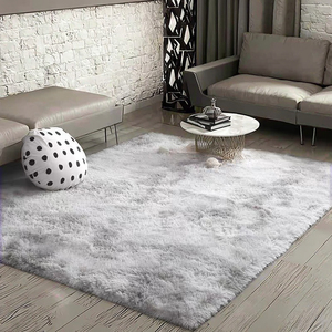 ZT قابل للغسل ربطة عنق كبيرة صبغ PV رقيق السجاد الفرو الاصطناعي منطقة الديكور السجاد حصيرة أرضية لغرفة المعيشة - Product Image 3