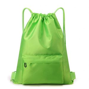 Promotion Lightweight Unisex Drawstring <b>Backpack</b> Large Capacity Waterproof for Sports Fitness Travel Hiking Swimming Polyester - Product Image 3