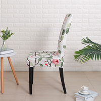Housses de chaise élastiques en Spandex, couverture extensible, motif Floral, pour la maison, salle à manger, taille universelle, livraison directe