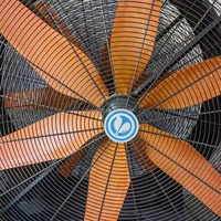 Ventilateur mobile d'entrepôt 2m, ventilateurs industriels à haut débit et basse vitesse, solution de refroidissement portable pour quais de chargement et distribution