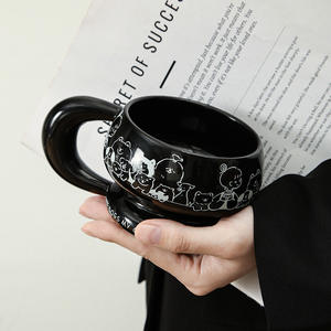 Taza de Cerámica Creativa para Café y Té, Taza de Agua Duradera para el Hogar, para Parejas - Product Image 4