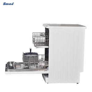 Smad 12 ensembles <span class=keywords><strong>lave</strong></span>-<span class=keywords><strong>vaisselle</strong></span> blanc à chargement <span class=keywords><strong>frontal</strong></span> pour la cuisine - Product Image 3