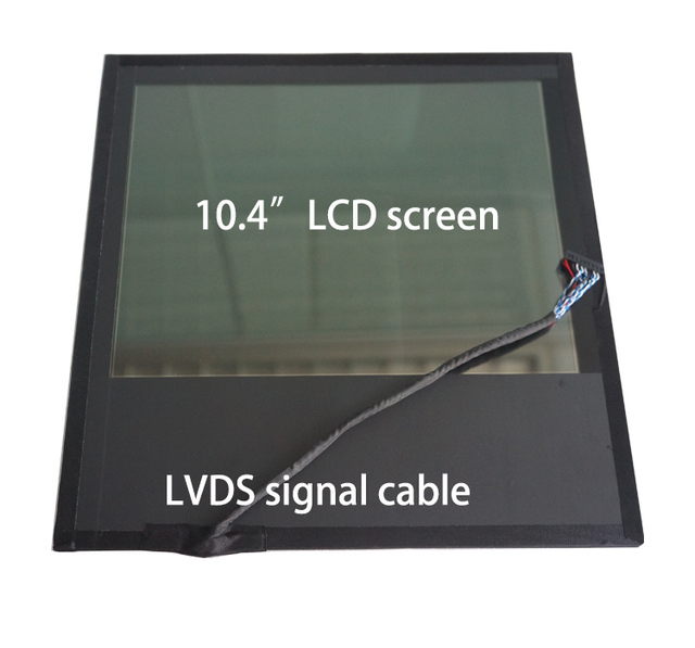 10.4 Inch Transparent LCD Display with HD MI Input for Advertising Video Playback