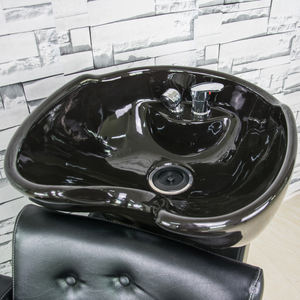 الغسيل العكسي الحلاق كرسي الشامبو طبق سيراميك وحدة حوض محطة صالون معدات سبا الغسيل العكسي الحلاق كرسي الشامبو طبق سيراميك بالوعة - Product Image 6