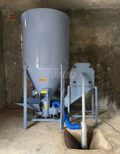 Mélangeur d'aliments pour animaux UNIO 500 kg/h, cuve de mélange verticale, utilisation en élevage, construction métallique, taille des <span class=keywords><strong>granulés</strong></span> hautement personnalisable, neuf - Product Image 6