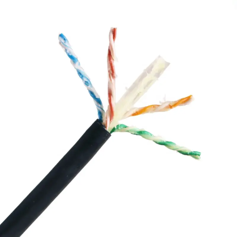 Cat6 наружный медный сетевой кабель с желе 6a 6 Utp Cat5e Cat6a Cat 6e Gel Roll Lan кабели 1000 м