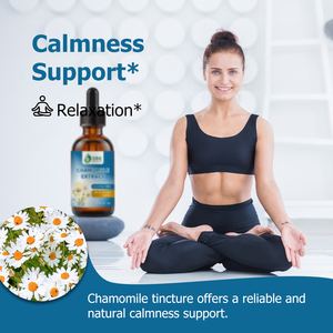 Good Price Natural Chamomile Extract Liquid Drops Herbal Sleep Aid <b>Supplement</b> Calm Relax Oral Liquid - Product Image 4