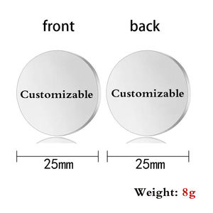 Fabriek Roestvrijstalen Niet-Poreuze Herdenkingsmunt Lasersnijwerk Kleur Uitdaging Muntprint Blanco Materiaal Snijden - Product Image 4