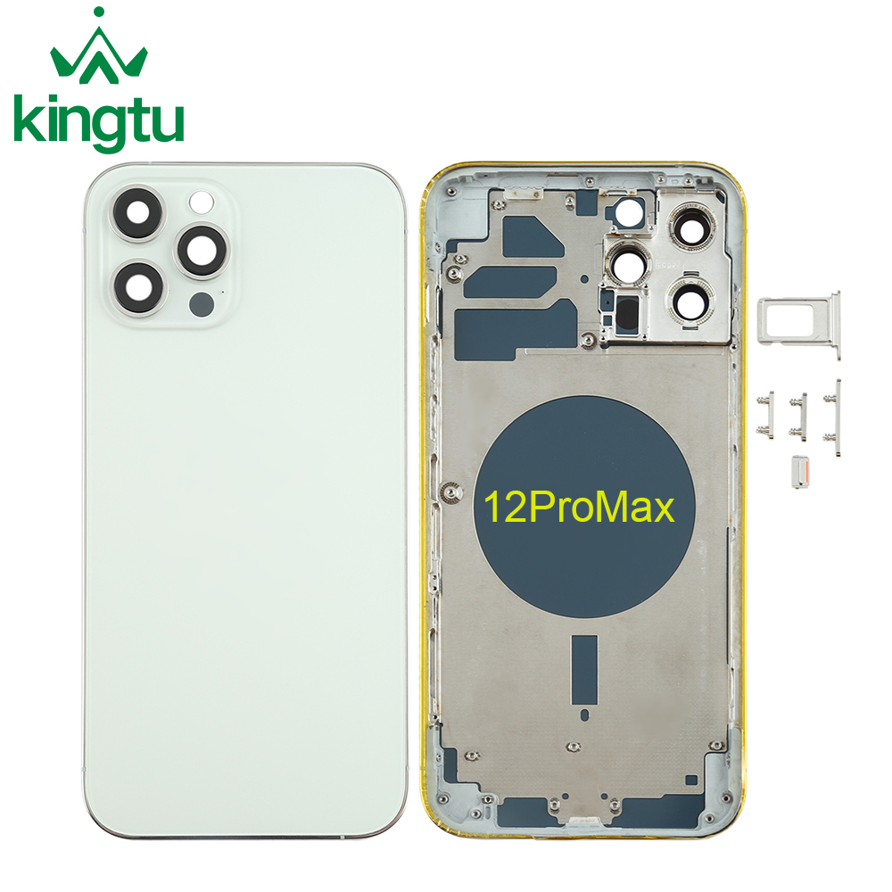 Запасная крышка батарейного отсека для мобильного телефона с SIM-картой и боковыми ключами для iPhone 12 ProMax iphone12 Pro max