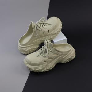 Baskets Chunky Blanches Homme Femme, Chaussures Aquatiques EVA Antidérapantes pour Randonnée en Extérieur et Plage, Talon de 2-3cm, Hy-2503 - Product Image 3