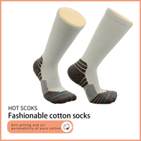 Chaussettes personnalisées d'usine BASSE quantité minimale de commande Conception personnalisée Impression vierge Chaussettes de compression de course à pied