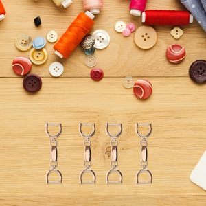 Pcs Gold Metal D Ring Buckles <b>Purse</b> Strap Hardware Adjustable Handbag Clasp Hooks DIY Bag Decorative Fasteners For Craft Sewing - Product Image 6