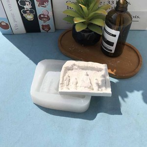 Longmen Grottoes Decoración Molde <span class=keywords><strong>de</strong></span> silicona Viaje Cultural y creativo Decoración antigua Aromaterapia Regalo <span class=keywords><strong>de</strong></span> mano Herramienta abrasiva - Product Image 4